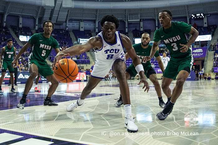 TCU center Ernest Udeh Jr against Mississippi Valley State